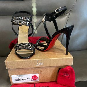 Christian Louboutin Galerietta Black Sandal